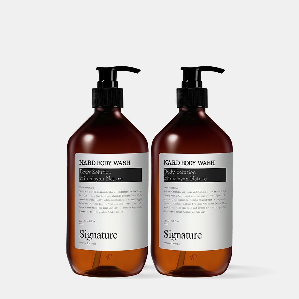 [2개] 나드 바디워시 500ml 시그니처 향 퍼퓸 올인원 바디클렌저