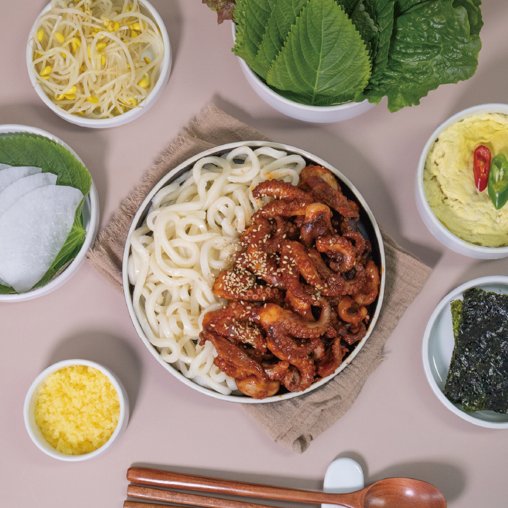 맵꾸미 오동통 양념 쭈꾸미 볶음 캠핑음식 야식 술안주 매운맛 450g, 3개 - 상세 이미지 4