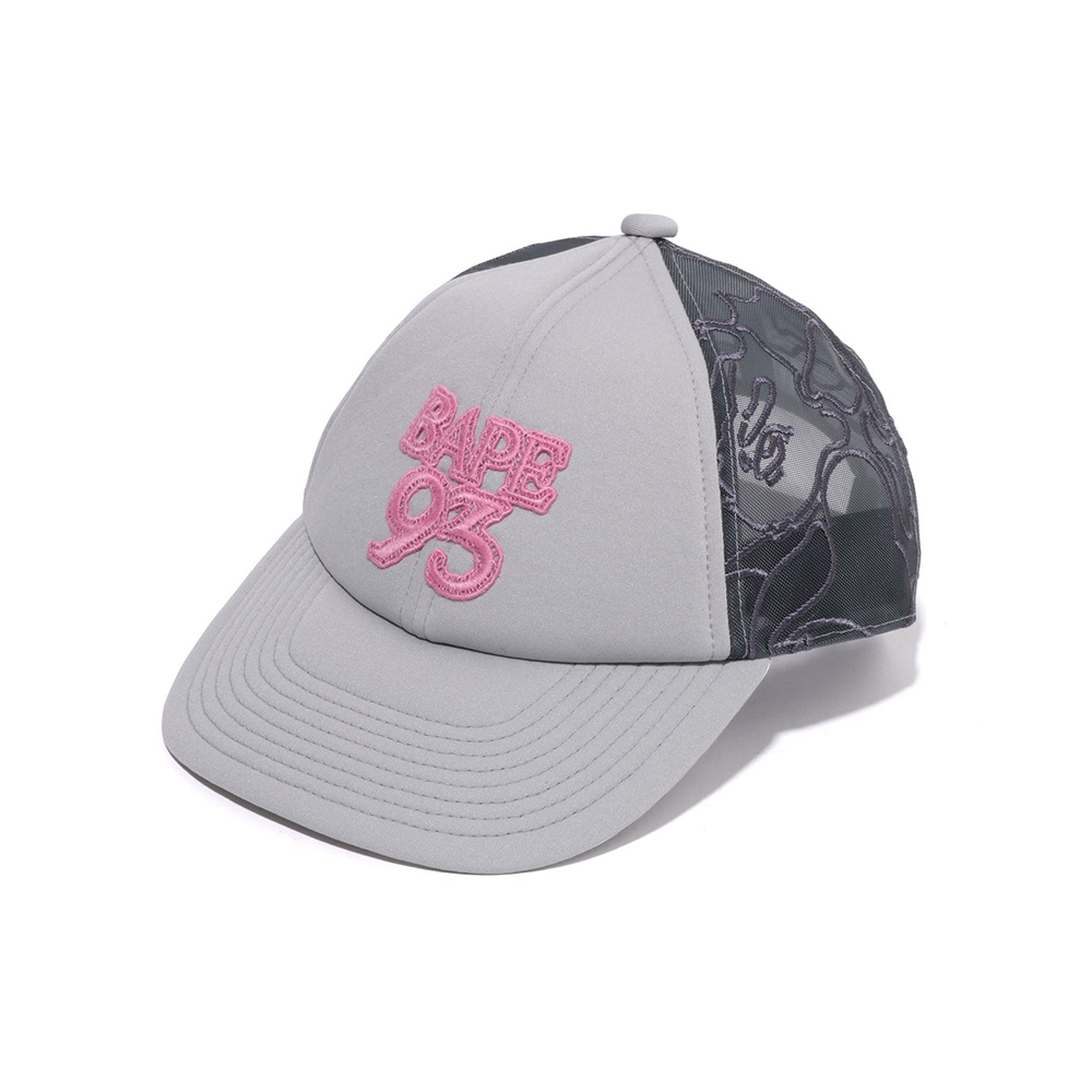 베이프 모자 LINE CAMO JACQUARD MESH BLOCKING LOGO CAP 1L30-180-307 - 상세 이미지 4