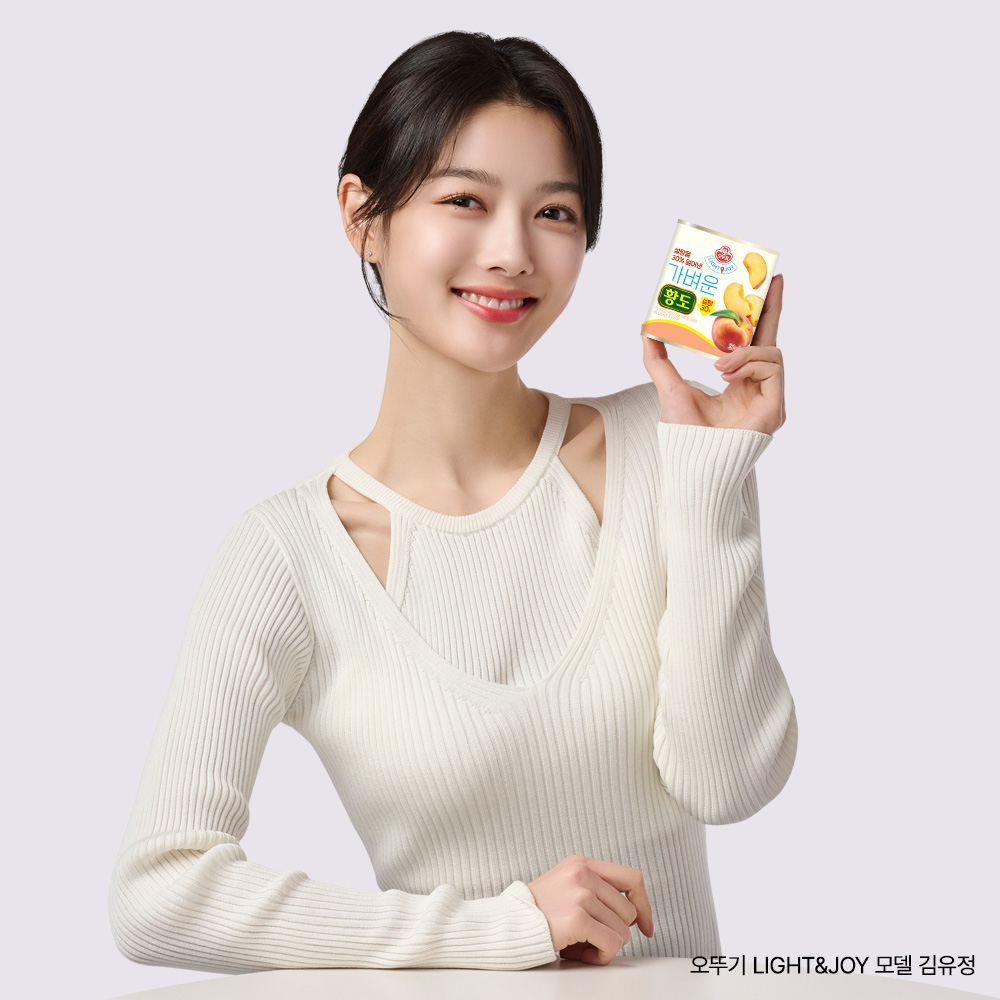 오뚜기 LIGHT&JOY 가벼운 황도 280g - 메인 이미지