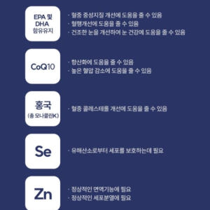 오메가3 코큐텐 영양제 1100 혈행개선 홍국 코엔자임Q10 콜레스트롤 ... 맛있게 먹은 솔직 후기 - 상품 이미지 2