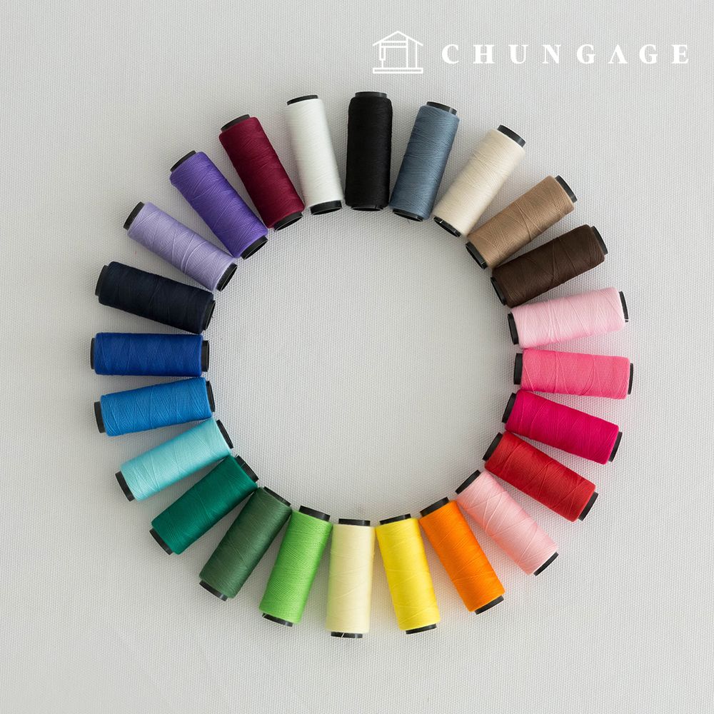 소형 재봉실 재봉사 미싱실 25색 가정 일반 공업용 옷만들기