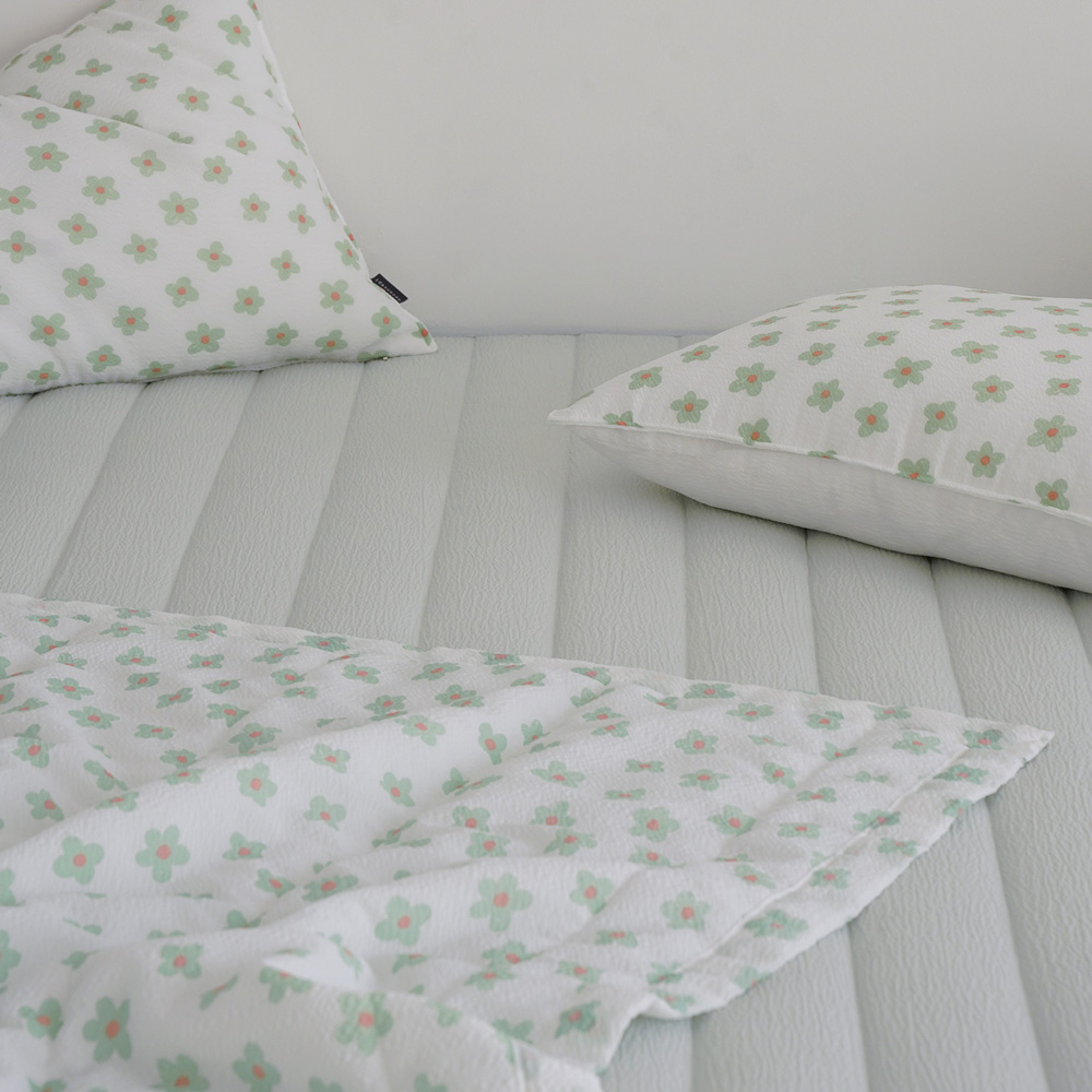 누비지오 홀리데이 프린트 시어서커 여름 홑이불 차렵이불 SS