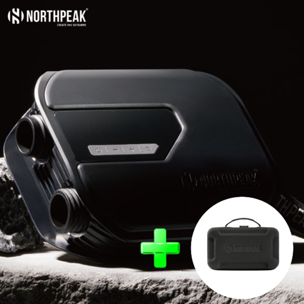 노스피크 에어 부스트 매트 블랙 캠핑 백패킹 무선 전동 펌프