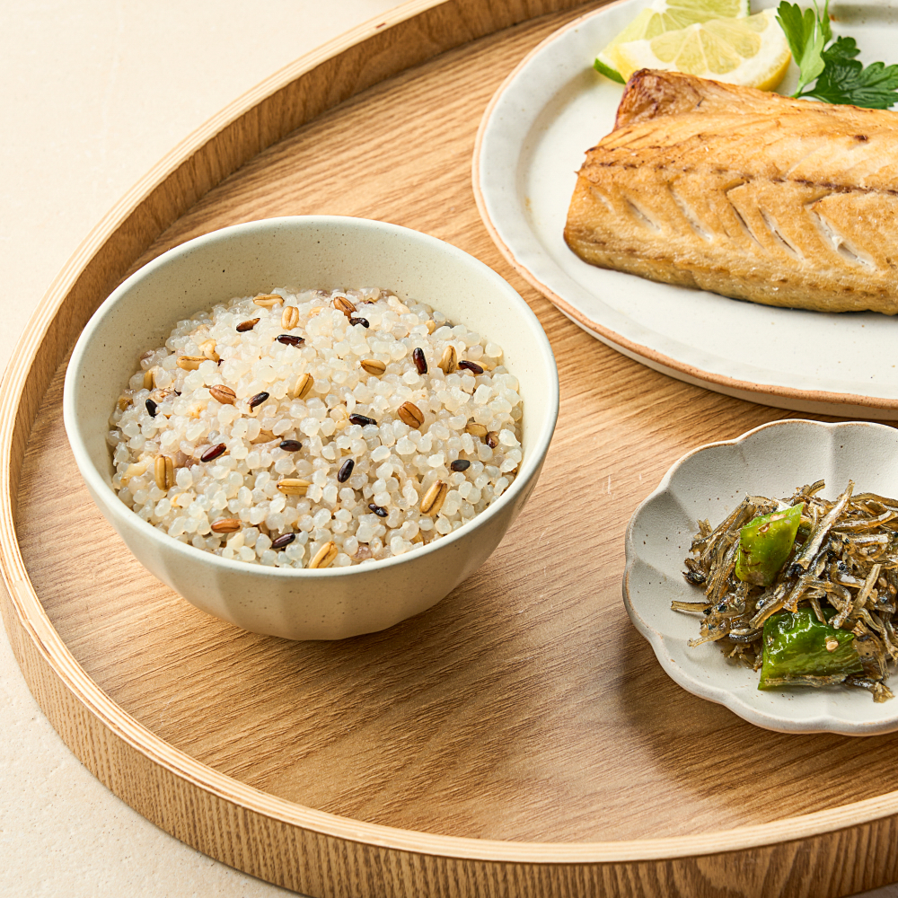 슬로우래빗 65kcal 가벼운 통밀귀리 곤약밥 130g, 20개 이미지 6