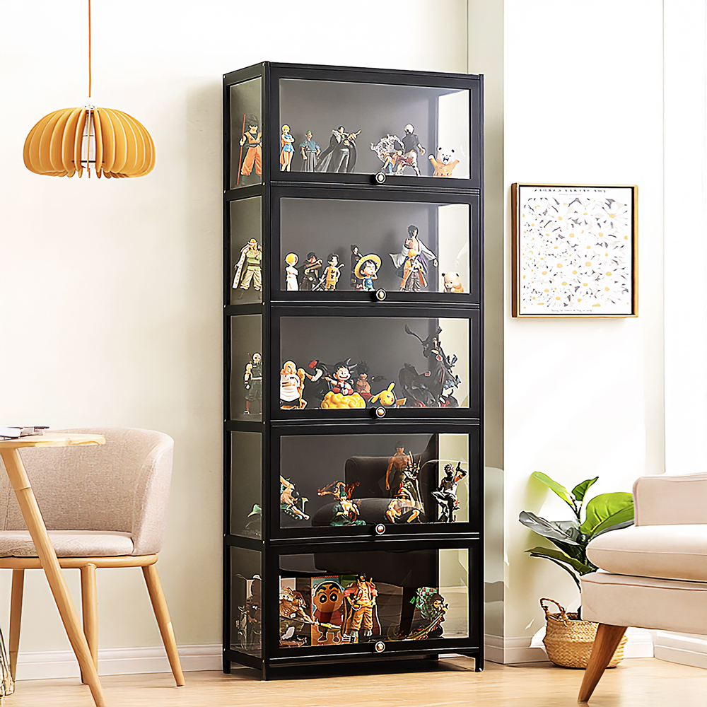피규어 진열장 장식장 레고 진열대 건담 보관함 전시장 5단