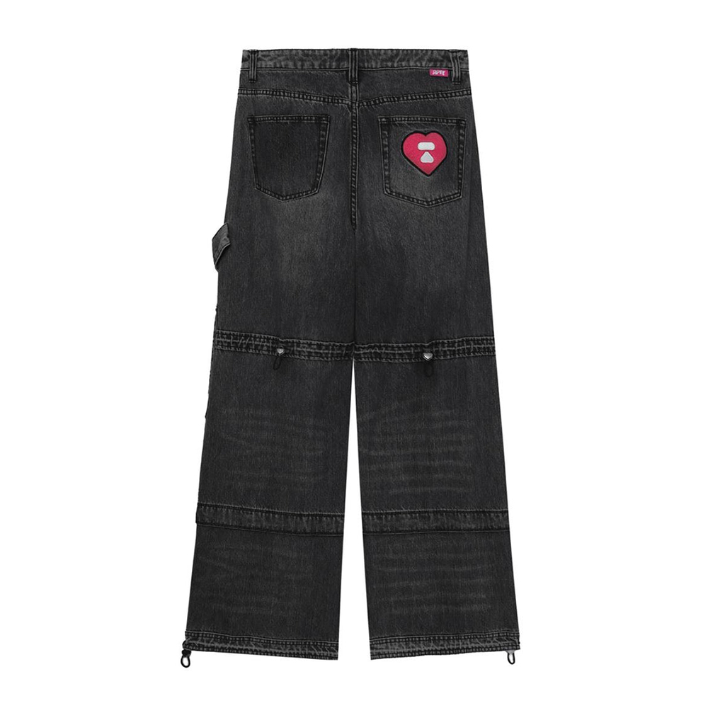 베이프 우먼즈 바지 LIGHTWEIGHT DRAWSTRING FASTENING CARGO JEANS CK20-250-004 - 상세 이미지 4