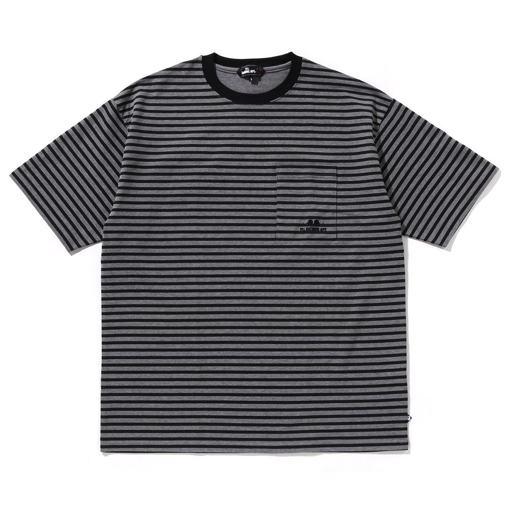 베이프 반팔티 STRIPE PRINT TEE #1 7L30-109-302 - 상품 이미지