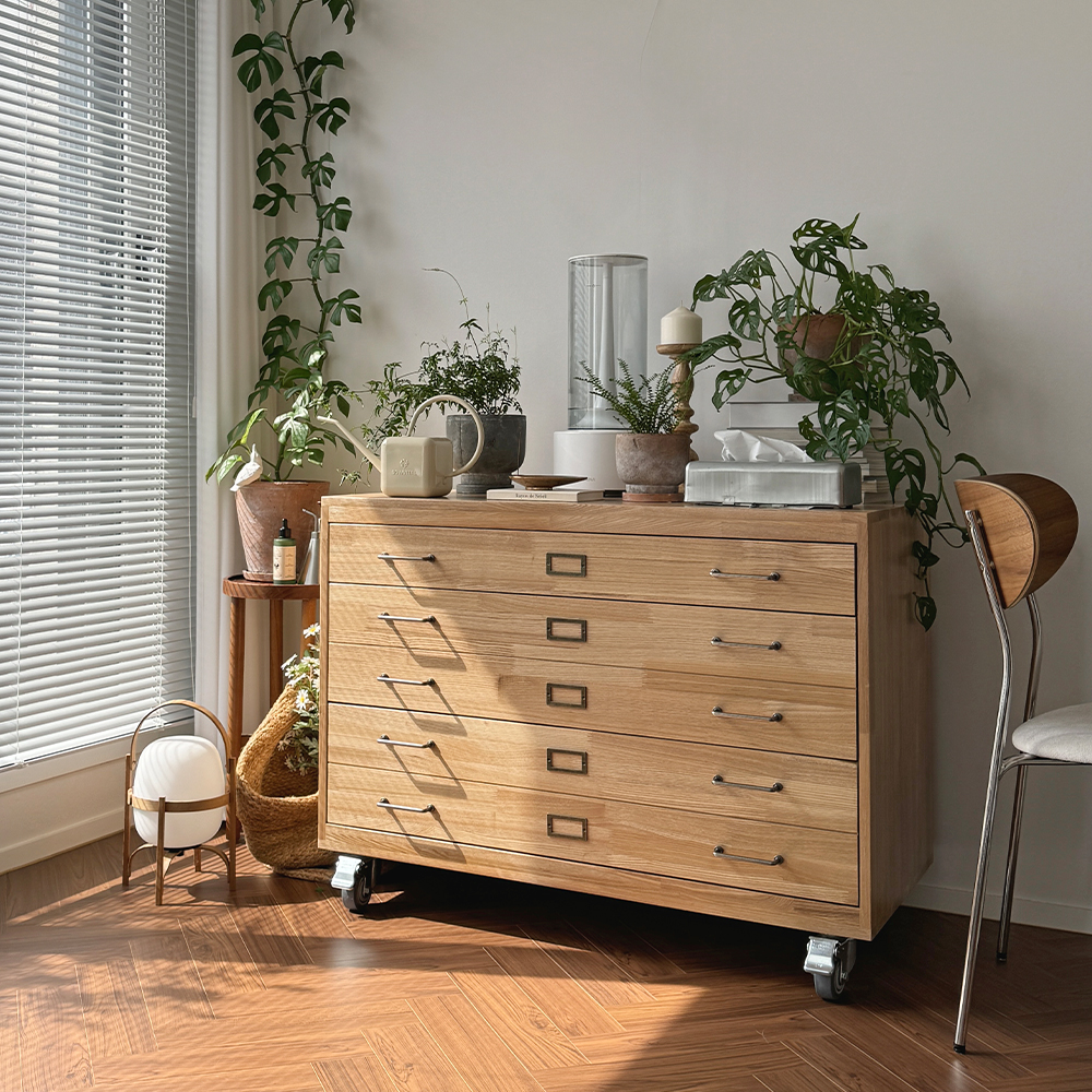 번드 비스트로 데일리 3단 수납 서랍장 지류함 1000