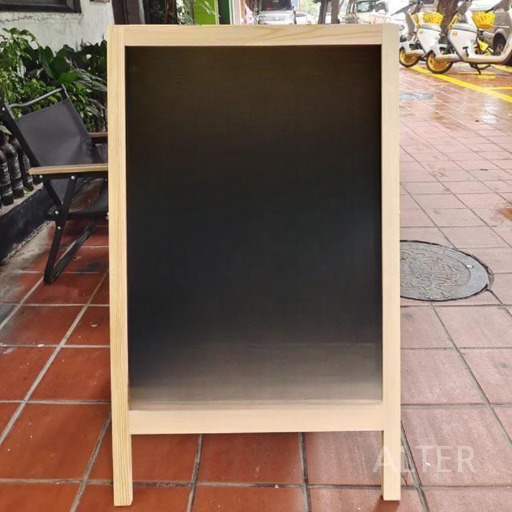 양면 세우는 칠판 보드 입식 식당 카페 스탠드 자석 메뉴판 보드판 75x41cm - 상세 이미지 4