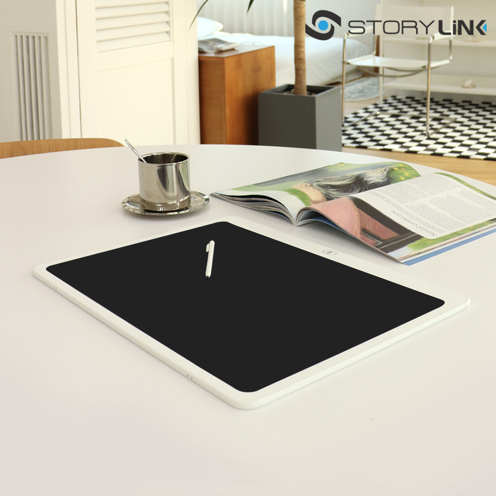 (1+1)50.8cm(20인치) 스마트 전자칠판 보드 메모 전자 노트 패드 필기 LCD 이미지 3