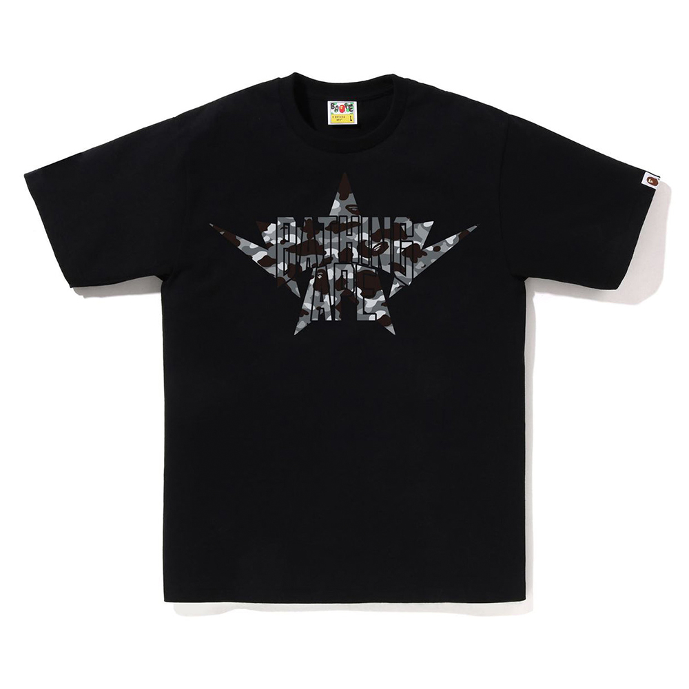 베이프 반팔티 1ST CAMO TWIN STA NYC TEE 1L30-110-013 - 상세 이미지 5