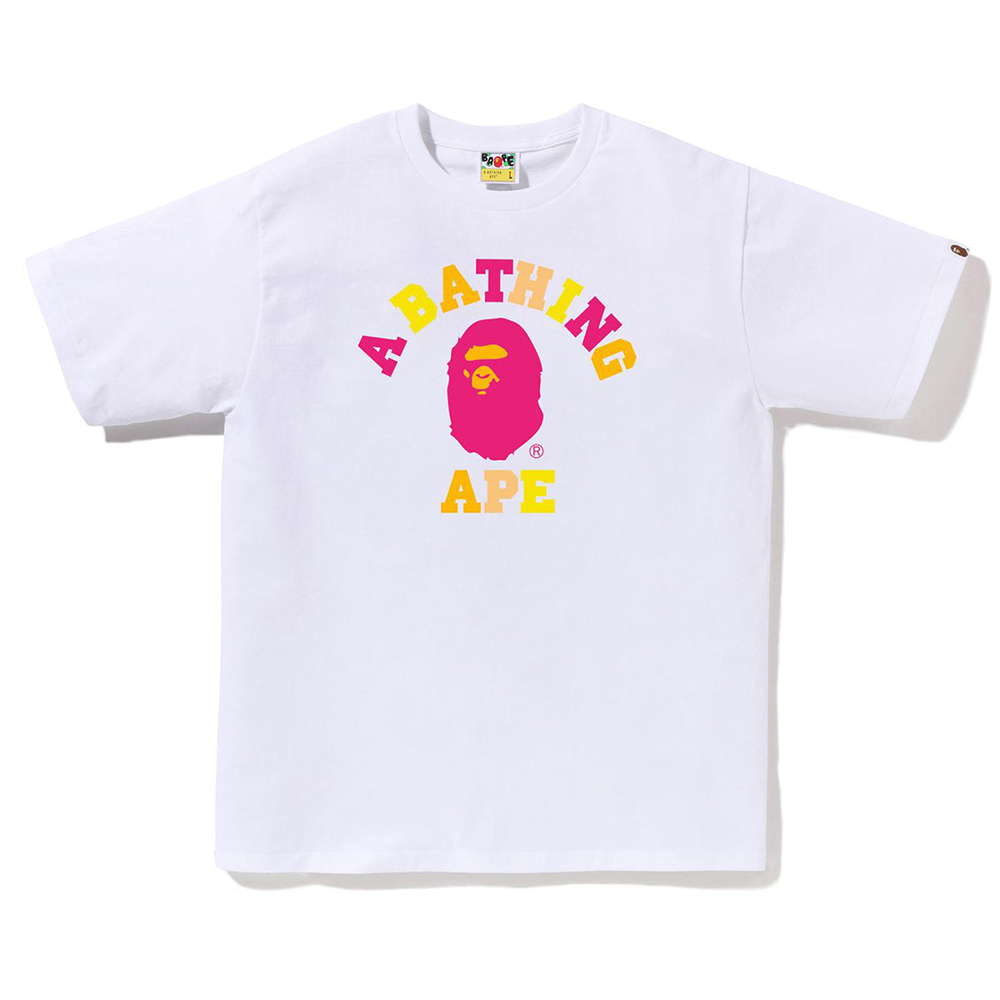 베이프 반팔티 COLORS COLLEGE TEE 1L30-110-019 - 상품 이미지