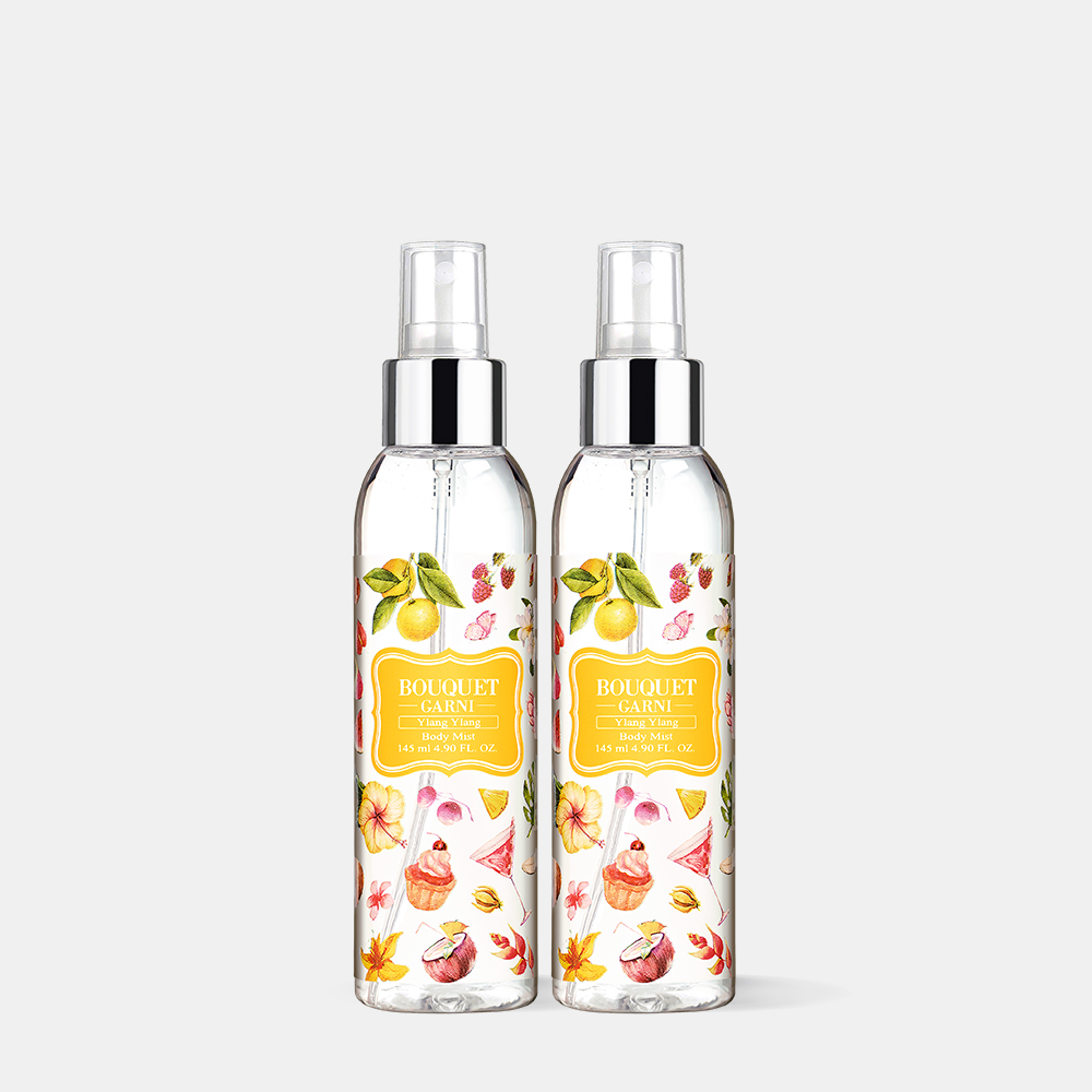 [2개] 부케가르니 퍼퓸 바디미스트 145ml 대용량 향좋은 바디스프레이 일랑일랑 향