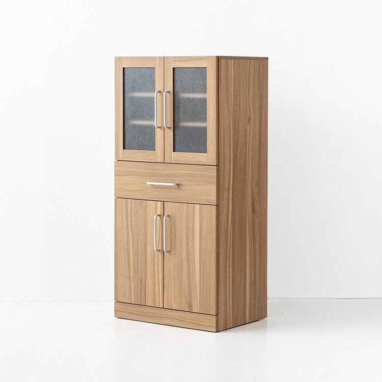 글라트 낮은5문 수납장 600x377x1205mm, 3단, 라이트브라운 6254.1116 - 상세 이미지 3