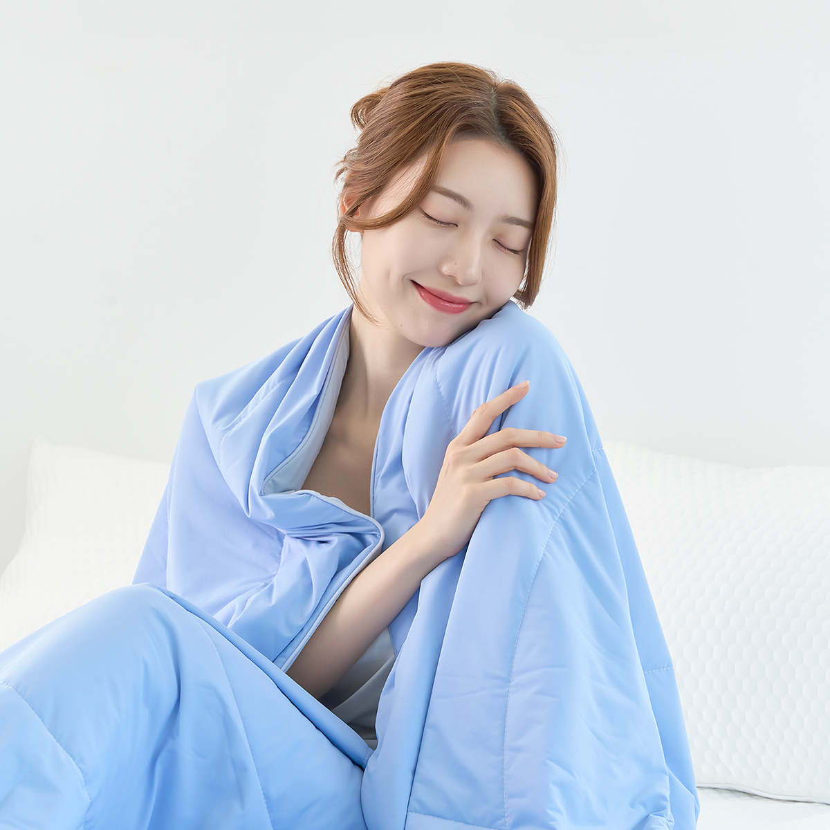 콜드맥스 냉감 프리미엄 (텐셀+소로나) 여름 차렵이불 S - 상세 이미지 5