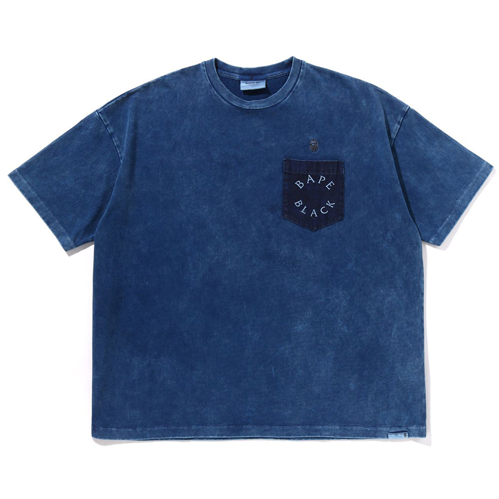 베이프 반팔티 BAPE BLACK PAISLEY POCKET TEE #1 1L30-109-329 - 메인 이미지