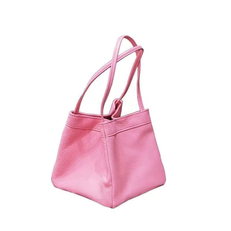 소가죽 마카롱 토트백 핸드백 버킷백 Bucket Bag - 상세 이미지 5