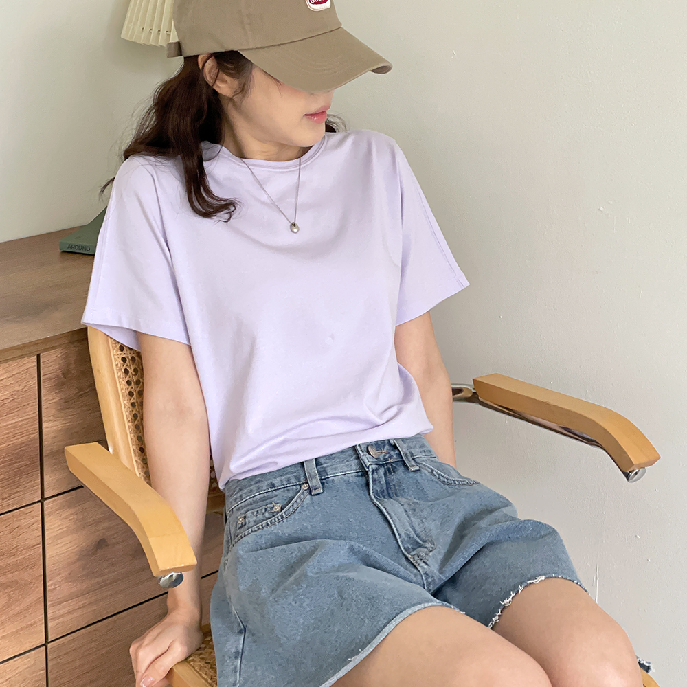 실켓티셔츠 실켓면티 실키티셔츠 이미지 8