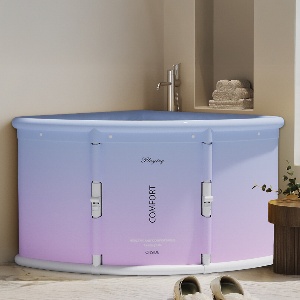 공간녹백 성인 접이식 욕조 반신욕 접이식 간이 반신 미니 욕조