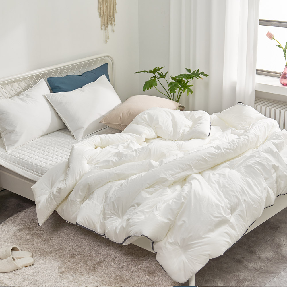 고밀도 100수 순면 100% 따뜻한 면 옥수수솜 두꺼운 겨울 차렵 이불 SS