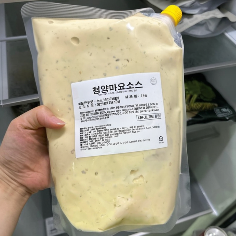 태영식품 청양마요소스 1KG 먹태소스 건어물 노가리 튀김요리 - 상세 이미지 2