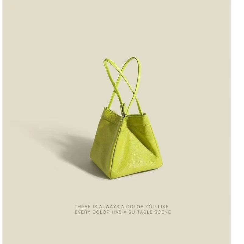 소가죽 마카롱 토트백 핸드백 버킷백 Bucket Bag - 상세 이미지 2