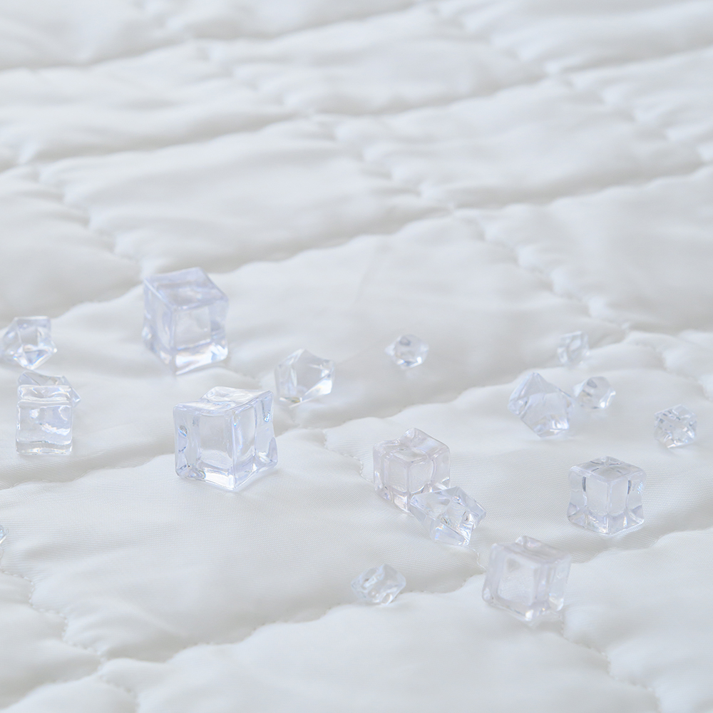 국산냉감패드 무지냉감패드 듀라론 이불 화이트, SS(슈퍼싱글)