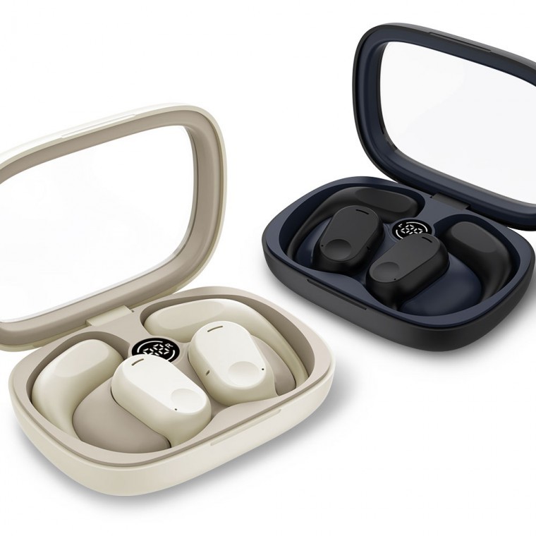 나비 골전도형 오픈형 귀걸이형 클립형 공기전도 무선 블루투스 이어폰 NV2-OWE1