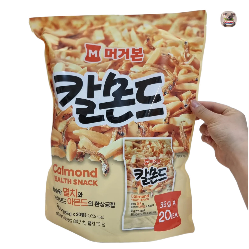머거본 칼몬드 소포장 20봉 멸치 아몬드 단짠 간식 - 상세 이미지 2