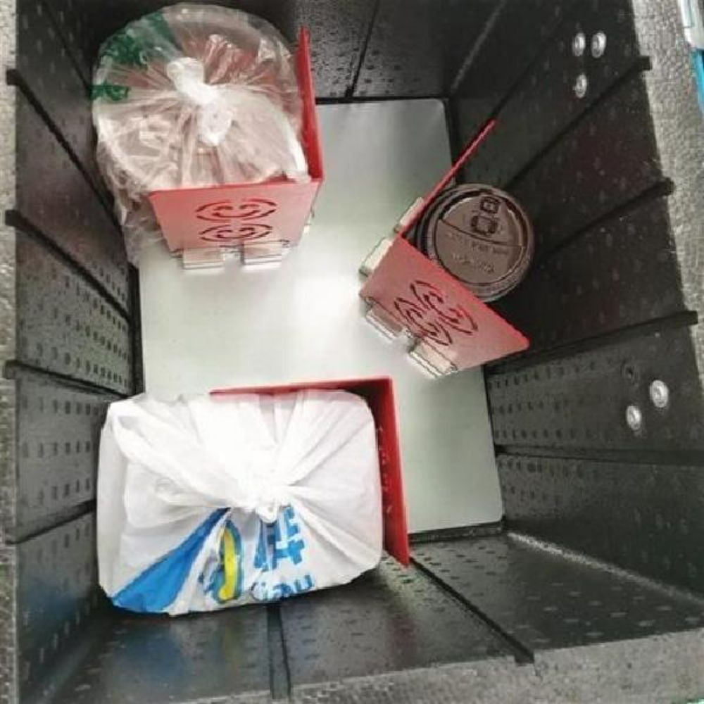 배달가방 고정 자석파티션 자석 배달통 칸막이 바닥 이미지 7