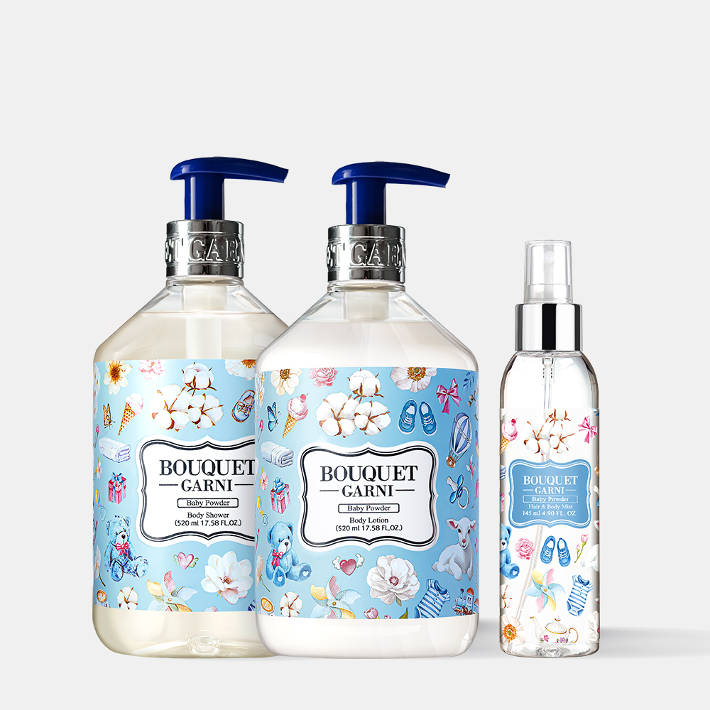 [바디케어SET] 딥퍼퓸 바디워시 520ml+바디로션520ml+미스트145ml - 상품 이미지