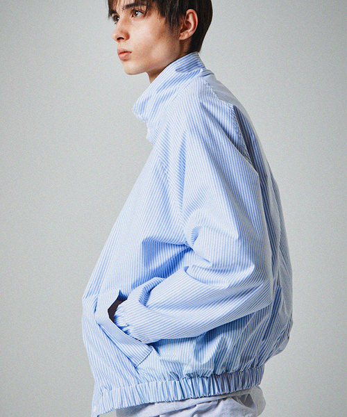 이즈 STRIPE PICNIC JACKET_BLUE : SindMill