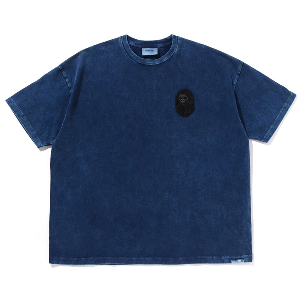 베이프 반팔티 BAPE BLACK BAPE BADGE LOGO TEE #1 1L30-109-330 - 메인 이미지