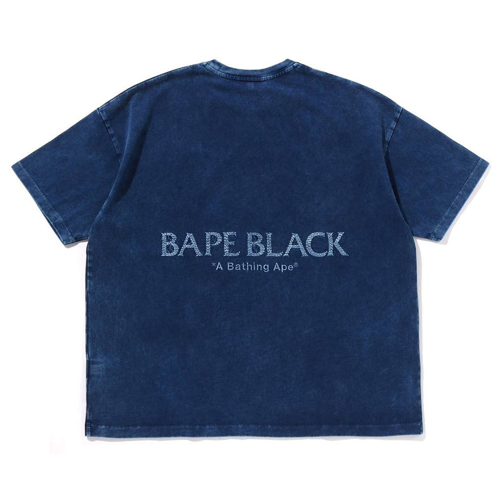 베이프 반팔티 BAPE BLACK BAPE BADGE LOGO TEE #1 1L30-109-330 - 상세 이미지 2