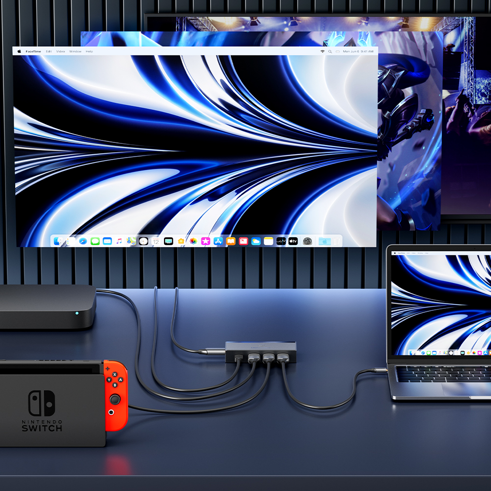 벤션 3대1 8K 60Hz 4K 144Hz HDMI 2.1 스위치 선택기 AKRH0 이미지 6