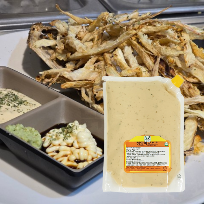 태영식품 청양마요소스 1KG 먹태소스 건어물 노가리 튀김요리