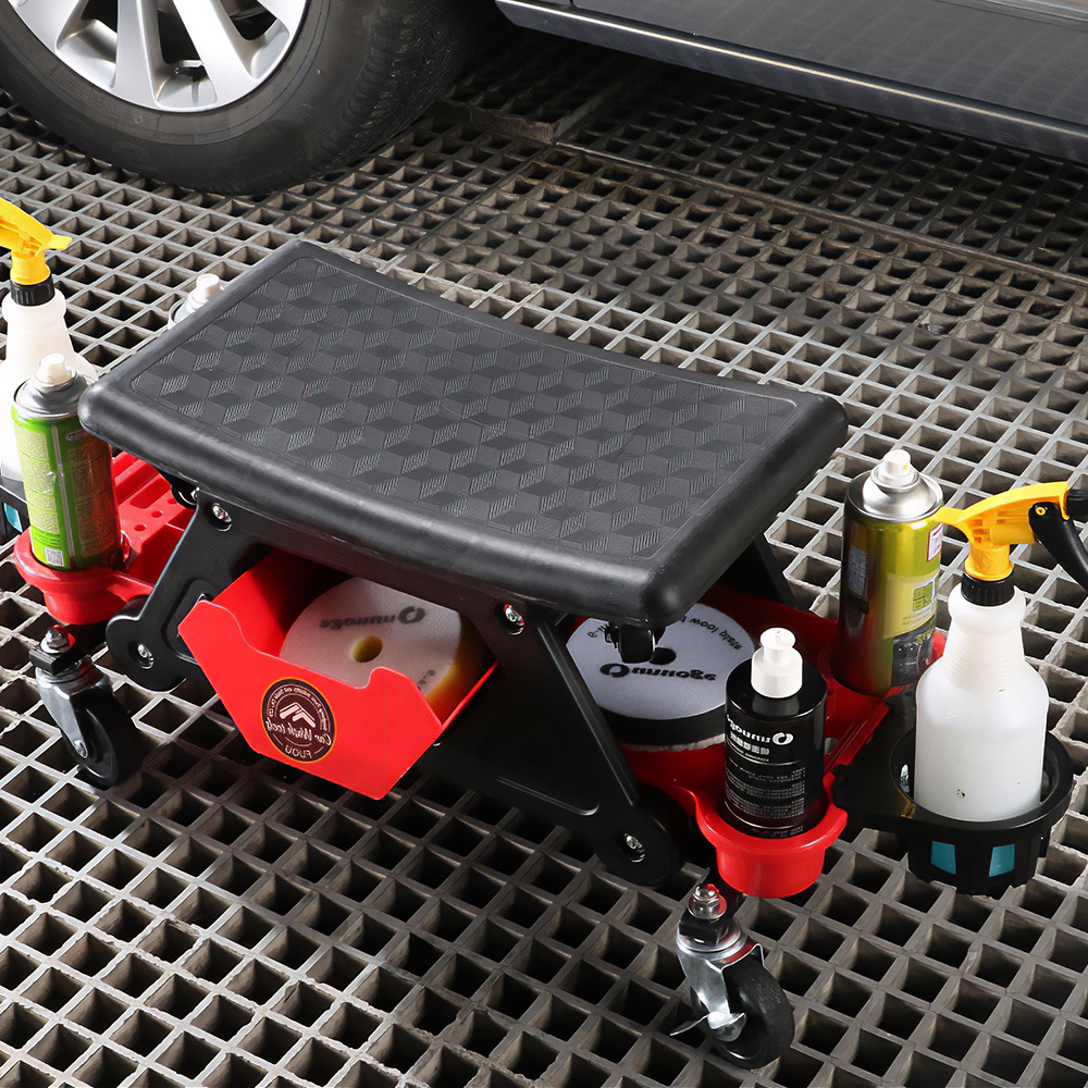 정비 의자 이동식 작업 용품 수납 침대 바퀴 롤링 스툴 - 상세 이미지 5