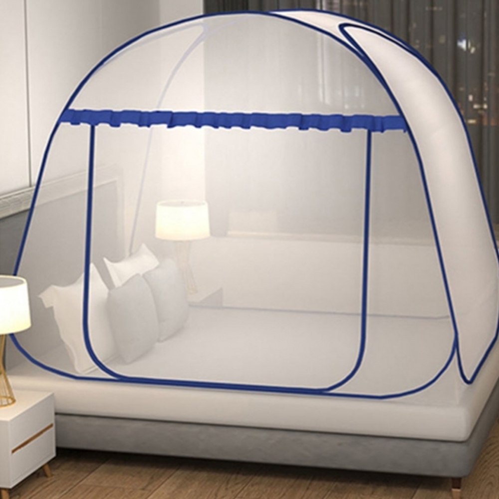 원터치 슈퍼싱글 침대모기장 1인용 아기 사각모기장 텐트 캠핑