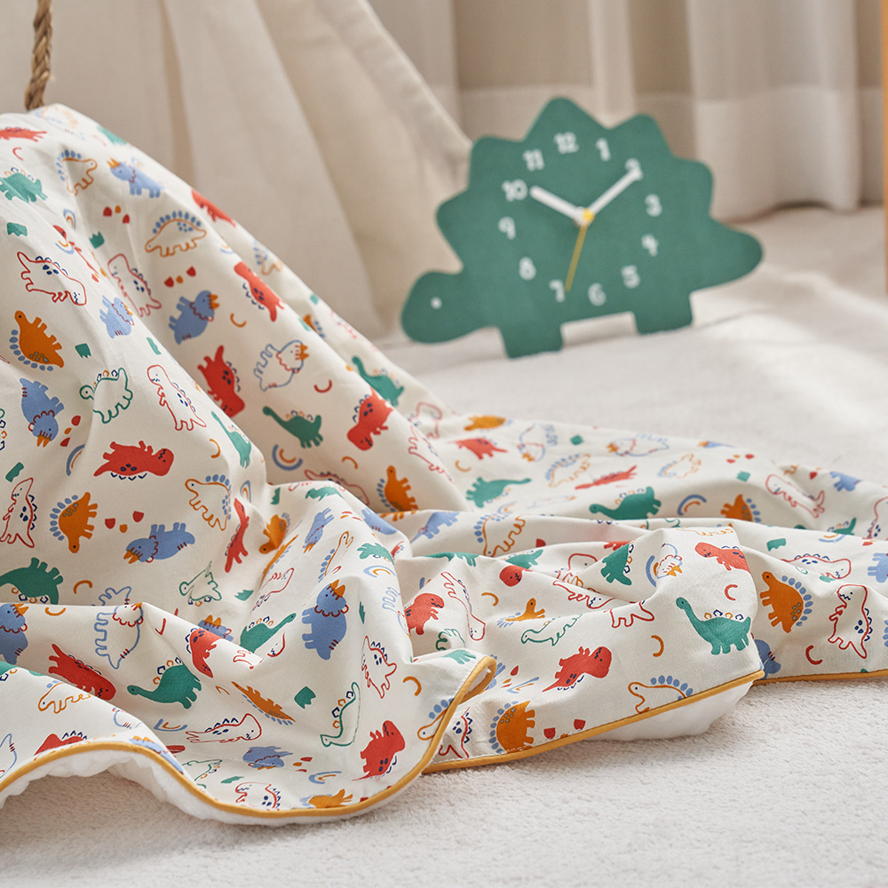 디자인 블랭킷 북유럽 어린이집 사계절 거즈 극세사 이불 아기담요