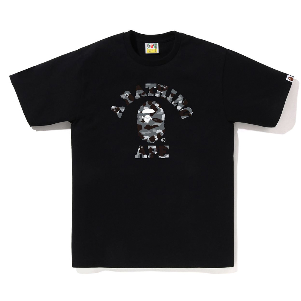 베이프 반팔티 1ST CAMO COLLEGE TEE 1L30-110-012 - 상품 이미지