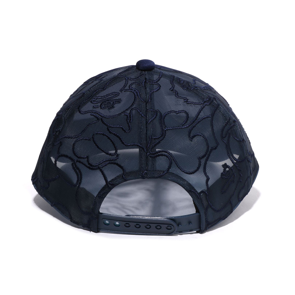 베이프 모자 LINE CAMO JACQUARD MESH BLOCKING LOGO CAP 1L30-180-307 - 상세 이미지 3