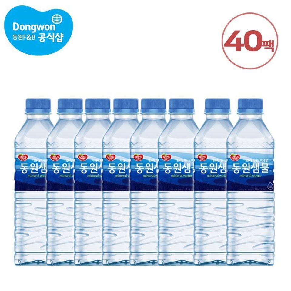 메가마트 [동원] 샘물 500ml x 40병
