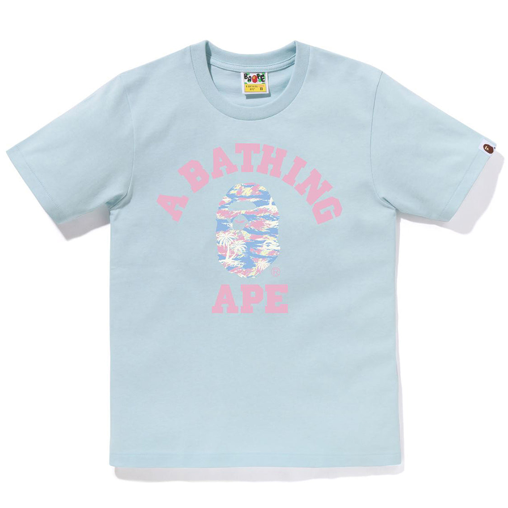 베이프 우먼즈 반팔티 PALM TREE CAMO COLLEGE TEE 1L30-210-025 - 상세 이미지 3