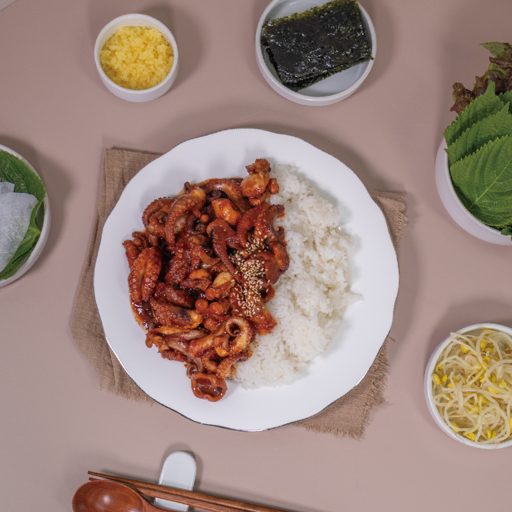 맵꾸미 오동통 양념 쭈꾸미 볶음 캠핑음식 야식 술안주 매운맛 450g, 3개 - 상세 이미지 3