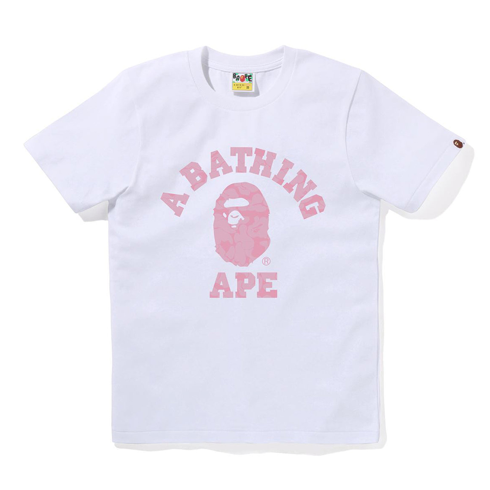 베이프 우먼즈 반팔티 SOLID CAMO COLLEGE TEE 1L30-210-032 - 상품 이미지