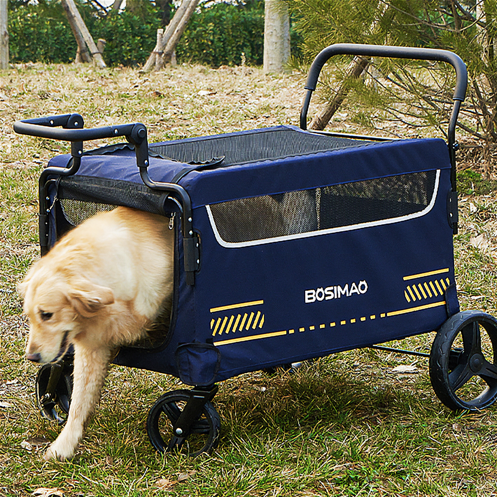 공간녹백 대형견 유모차 강아지 애견 개모차 웨건 중형견 트레일러