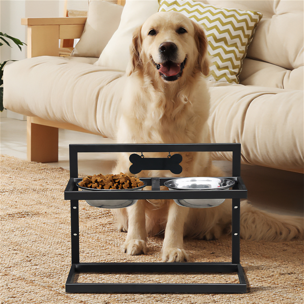 대형견 밥 그릇 강아지 식탁 애견 사료 식기 높이조절