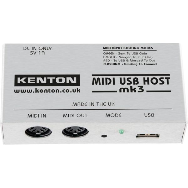 켄톤 미디 USB 호스트 Mk3 호스트에서 컨버터로 전환 : 트랜드바이2