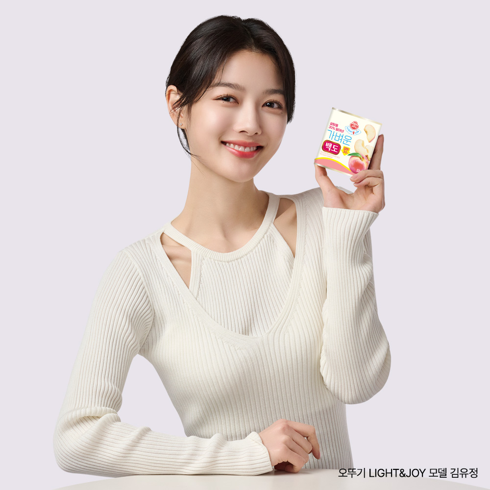 오뚜기 LIGHT&JOY 가벼운 백도 280g - 상품 이미지